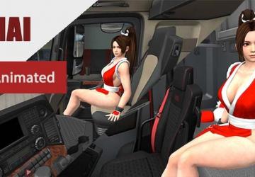 Мод Пассажир Mai Shiranui версия 1.0 для American Truck Simulator (v1.58.x, 1.59.x)