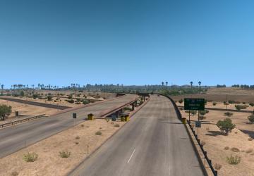 Карту PaZzMod Rebuilds/Expansions in CA, AZ & Mexico v1.0 для American Truck Simulator (v1.34.x)