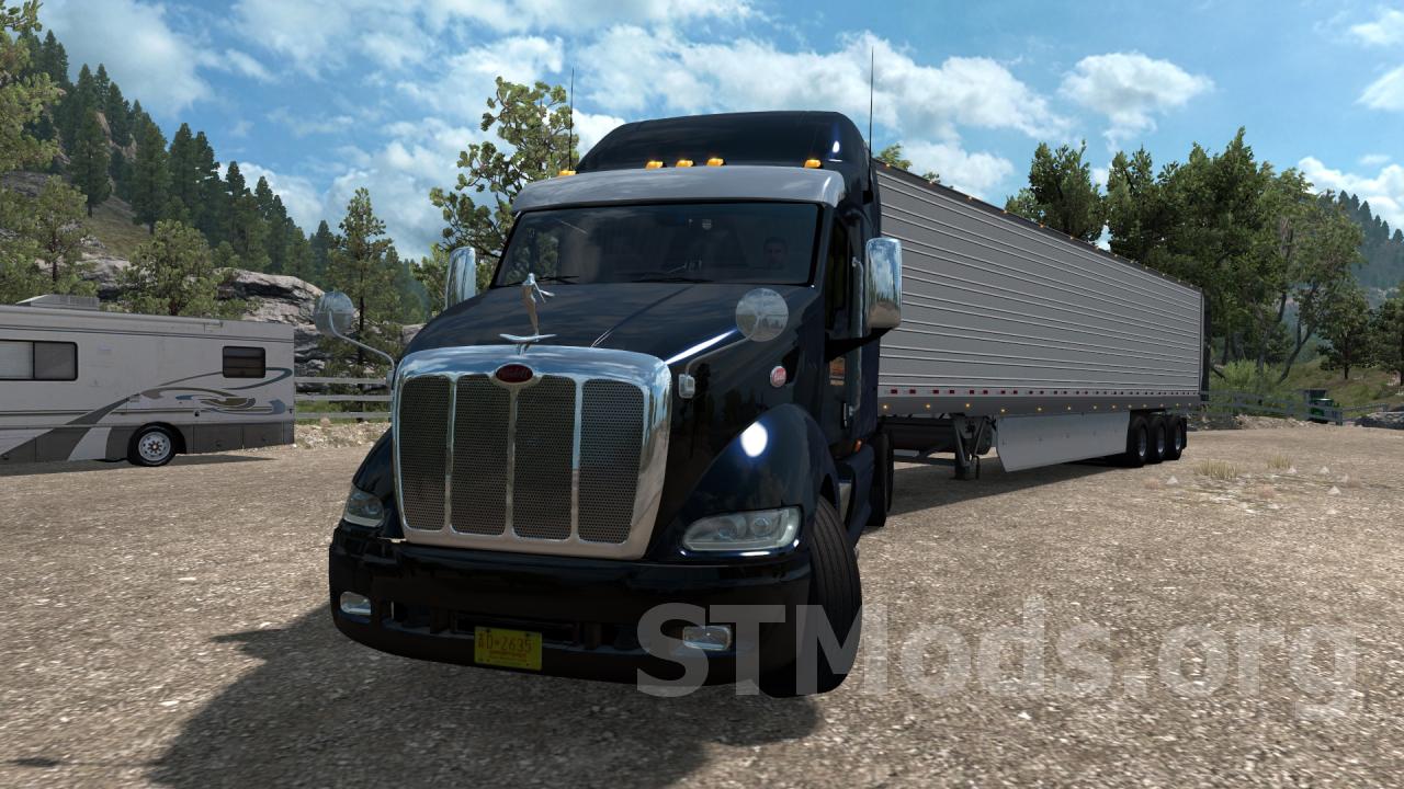 Скачать мод Peterbilt 387 версия 1.3.149 для American Truck Simulator  (v1.49.x)