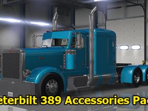 Мод Peterbilt 389 Accessories Pack версия 1.0 для American Truck Simulator (v1.29.x)