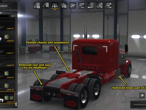 Мод Peterbilt 389 Accessories Pack версия 1.0 для American Truck Simulator (v1.29.x)
