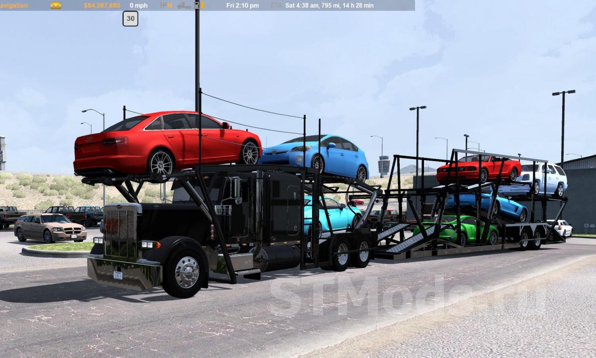 Скачать Мод Peterbilt 389 Longhood Версия 1.9.2 Для American Truck.