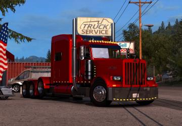 Мод Peterbilt 389 Modified версия 2.9.5 для American Truck Simulator (v1.53.x)