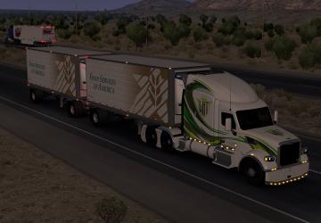 Мод Peterbilt 567 версия 1.0 для American Truck Simulator (v1.31.x)