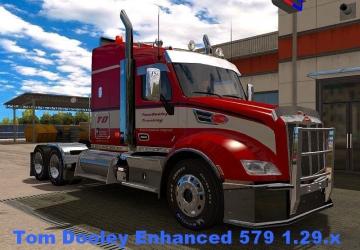 Мод Peterbilt 579 Enhanced версия 18.02.18 для American Truck Simulator (v1.29.x, 1.30.x)