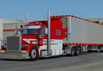 Мод Peterbuilt 389 Glider версия 6.0 для American Truck Simulator (v1.50.x)