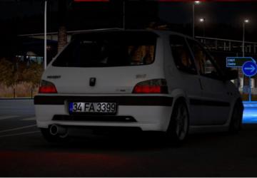 Мод Peugeot 106 GTI версия 2.3 для American Truck Simulator (v1.49.x)