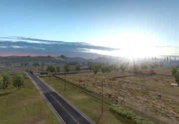 Мод Piva Weather Mod No HDR версия 1.4 для American Truck Simulator (v1.36.x, 1.37.x)