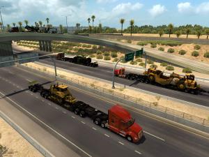 Мод Прицепы из DLC Heavy Cargo в трафик версия 1.0 для American Truck Simulator (v1.6.x, - 1.30.x)