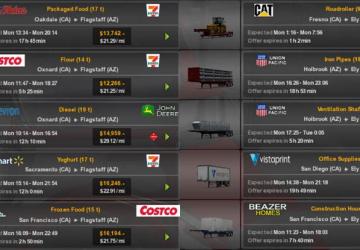 Мод Real Companies & Trailers Pack версия 2.7 для American Truck Simulator (v1.48.x)