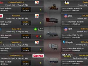 Мод Real Companies & Trailers Pack версия 1.5 для American Truck Simulator (v1.29.x, 1.30.x)