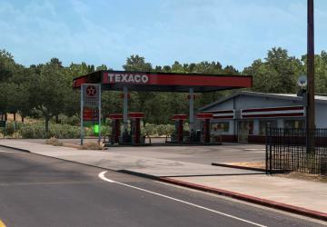 Мод Real Gas Stations версия 1.0 для American Truck Simulator (v1.39.x)