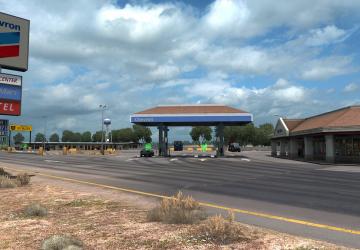 Мод Real Gas Stations версия 1.2 для American Truck Simulator (v1.43.x)