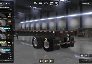 Мод Real Trailer Tyres Mod версия 1.0 для American Truck Simulator (v1.32.x)