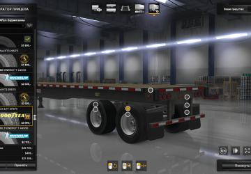 Мод Real Trailer Tyres Mod версия 1.0 для American Truck Simulator (v1.32.x)