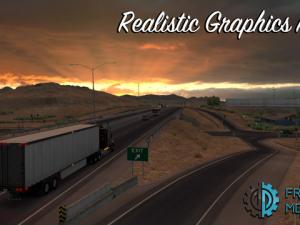 Мод Realistic Graphics Mod версия 1.9.2 для American Truck Simulator (v1.29.x)