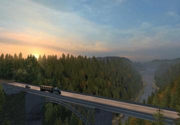 Мод Realistic Graphics Mod версия 3.0 для American Truck Simulator (v1.35.x, 1.36.x)