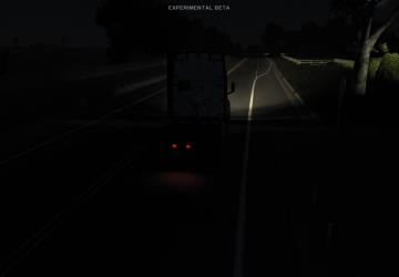 Мод Realistic Lights Effect версия 1.0 для American Truck Simulator (v1.40.x)