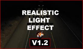 Мод Realistic Lights Effect версия 1.2 для American Truck Simulator (v1.41.x)