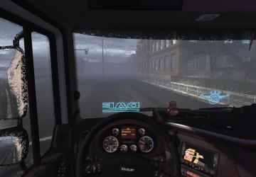 Мод Realistic Rain & Thunder Sounds версия 2.1 для American Truck Simulator (v1.37.x)