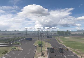 Мод Realistic Brutal Weather версия 2.0.1 для American Truck Simulator (v1.37.x)