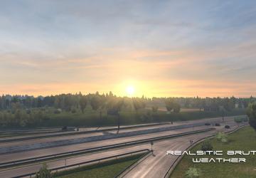 Мод Realistic Brutal Weather версия 2.5 для American Truck Simulator (v1.38.x)