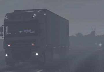 Мод Realistic Brutal Weather версия 1.0 для American Truck Simulator (v1.31.x, 1.32.x)