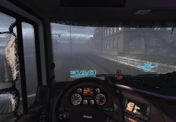 Мод Realistic Brutal Weather версия 1.1 для American Truck Simulator (v1.31.x, - 1.33.x)