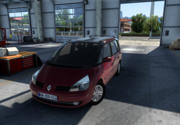 Мод Renault Espace 2008 версия 1.1 для American Truck Simulator (v1.49.x)