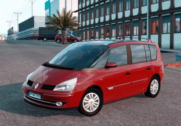 Мод Renault Espace 2008 версия 1.2 для American Truck Simulator (v1.53.x, 1.54.x)