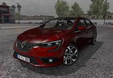 Мод Renault Megane 4 версия 22.02.20 для American Truck Simulator (v1.35.x, 1.36.x)