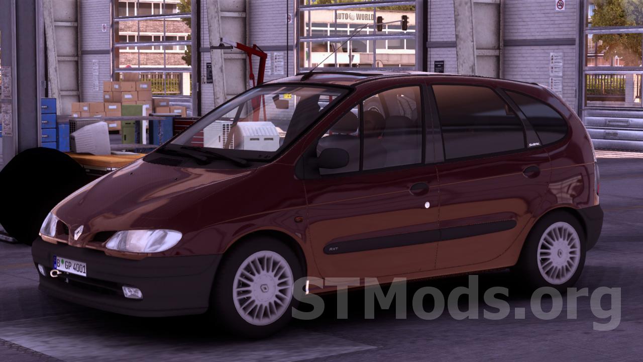 Скачать мод Renault Scenic 2003 версия 1.2 для American Truck Simulator  (v1.49.x)