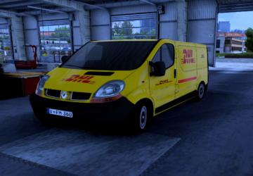 Мод Renault Trafic 2013 версия 1.0 для American Truck Simulator (v1.48.x)