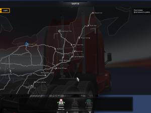 Мод Русификатор городов для карты Coast to Coast v1.0 для American Truck Simulator (v1.28.x, 1.30.x)