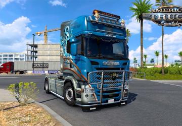 Мод Scania R & Streamline Modifications от RJL v1.2.2 для American Truck Simulator (v1.48.x)