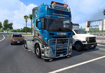 Мод Scania R & Streamline Modifications от RJL v1.2.2 для American Truck Simulator (v1.48.x)