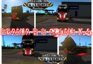 Мод Scania RS Adons версия 4.0 для American Truck Simulator (v1.33.x, 1.34.x)