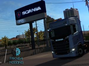 Мод Scania Trucks версия 1.5 для American Truck Simulator (v1.29.x, 1.30.x)