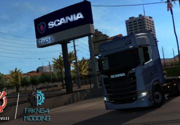 Мод Scania Trucks версия 1.6.1 для American Truck Simulator (v1.31.x)