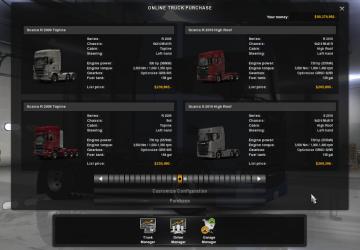 Мод Scania Trucks версия 1.8 для American Truck Simulator (v1.32.x)