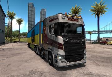 Мод Scania Trucks версия 3.0 для American Truck Simulator (v1.36.x)