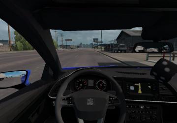 Мод Seat Leon версия 1.0 для American Truck Simulator (v1.32.x, 1.33.x)