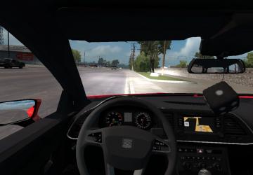 Мод Seat Leon версия 1.0 для American Truck Simulator (v1.32.x, 1.33.x)