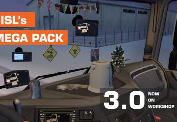 Мод SiSL’s Mega Pack версия 3.0 для American Truck Simulator (v1.29.x, - 1.34.x)