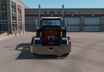 Мод Скин «Catmando» для Peterbilt 389 версия 1.0 для American Truck Simulator (v1.31.x, - 1.35.x)