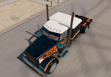 Мод Скин «Catmando» для Peterbilt 389 версия 1.0 для American Truck Simulator (v1.31.x, - 1.35.x)