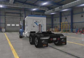 Мод Скин+Экстерьер для «Autocar AT» версия 1.0 для American Truck Simulator (v1.43-1.45)