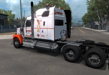 Мод Скин Navaja для Western Star 4900FA версия 1.0 для American Truck Simulator (v1.35.x, - 1.37.x)