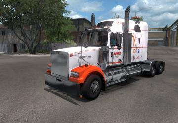 Мод Скин Navaja для Western Star 4900FA версия 1.0 для American Truck Simulator (v1.35.x, - 1.37.x)