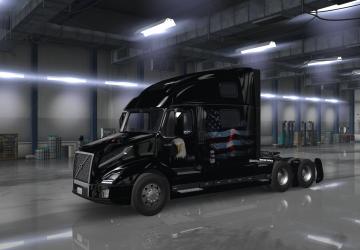 Мод Skin Pack For VOLVO VNL 2019 версия 1.0 для American Truck Simulator (v1.32.x, 1.36.x)